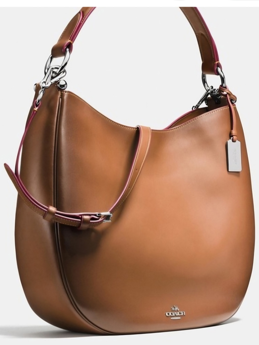 Coach Large Nomad Leather Hobo Bag